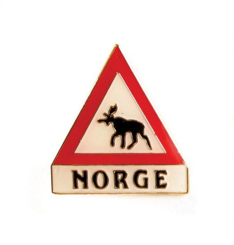 Pin - Fareskilt elg