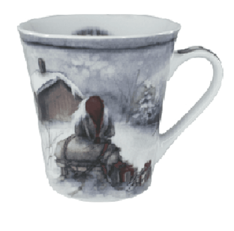 Gammelnissen, krus nr 8 - Nisse med kjelke