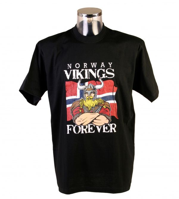 Main Image T-shirt, black - Vikings for ever