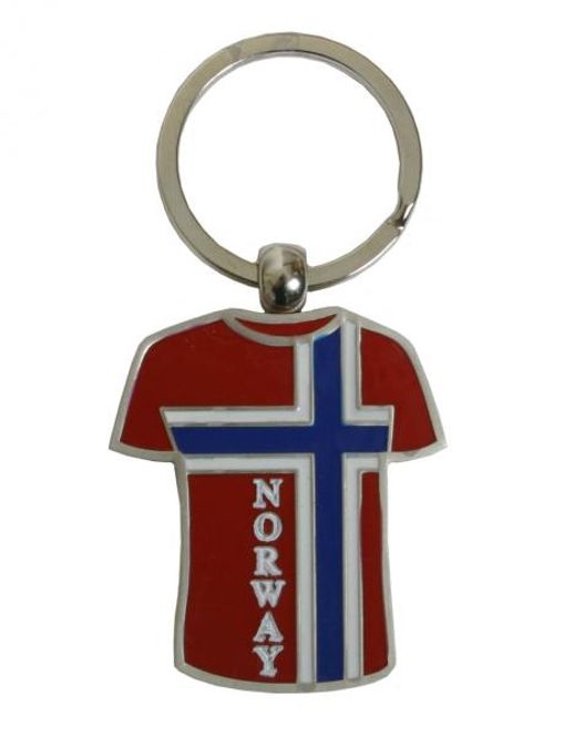Hovedbilde Nøkkelring - Norge t-skjorte