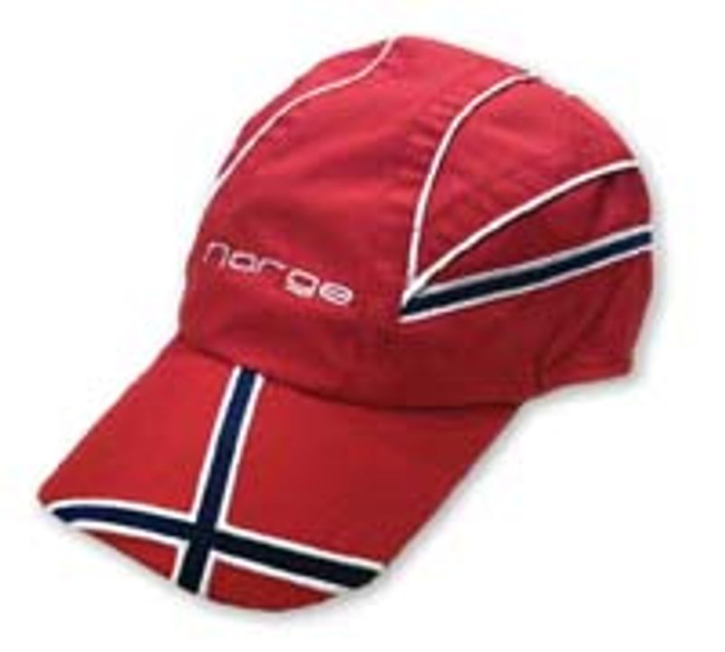 Cap, rain proof, red, Norway