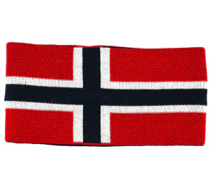 Hovedbilde Strikkepannebånd med flaggdesign