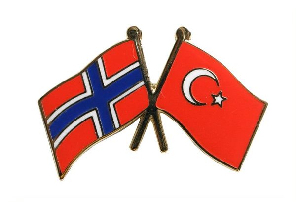 Vennskaps pin Norge - Tyrkia
